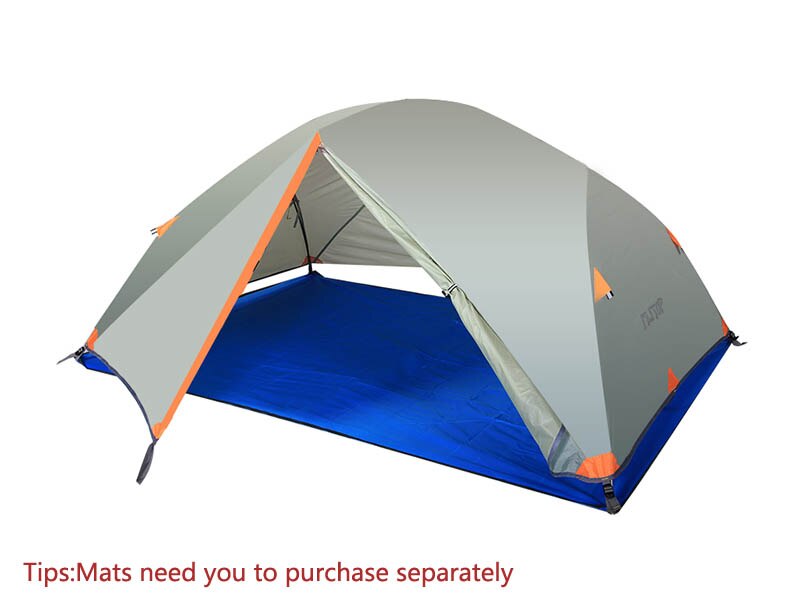 Cheap Goat Tents FLYTOP Ultralight 2 Person Outdoor Tent Waterproof Double Layer Aluminum Rod Tourist Camping Hiking Tent For Outdoor Recreation Tents 